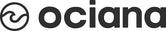 Ociana logo with a stylized wave design on a white background